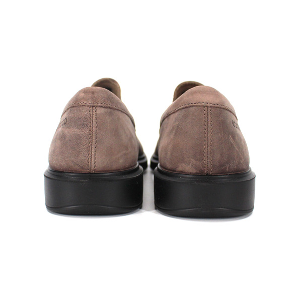 ECCO Helsinki 2.0 Slip On Premium Nubuck Leather Taupe Brown Loafer 44 NEW Shoes main image 4